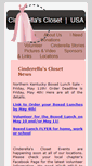 Mobile Screenshot of cinderellasclosetusa.org